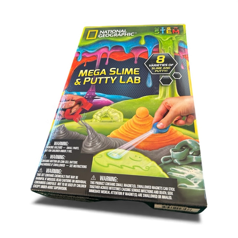 National Geographic Colorful Slime & Putty Set. New